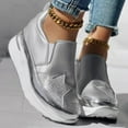 thumbnail image 3 of Mepaouo Womens Slip on Loafers Comfortable Thick Soft Platform Shoes Business Casual Walking Sneakers, 3 of 8