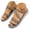 A-Khaki, variant on Women Comfortable Walking Sandals Non Slip Comfortable Hiking Slides Open Toe Strappy Casual Sandal Arch Support Flat Shoe Red 8