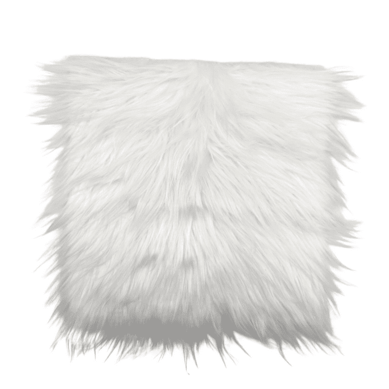 Soft Plush Faux Fur Square Fabric Handmade Shaggy Fur Patches for Sewing  Craft Costume Decoration Cushion