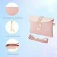 thumbnail image 4 of AISPARKY Girls’ PU Leather Crossbody Handbag with Deer Pendant, Pink, 4 of 10