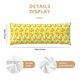 thumbnail image 3 of Fotbe Bananas On A Striped Funda para Almohada Corporal con Diseño, Funda de Microfibra Ultrasuave de 20x54 Pulgadas, Ropa de Cama Elegante, 3 of 7