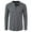 Dark Grey, variant on CVLIFE Mens T Shirts Waffle T-shirt Henley Neck Blouse Fashion Long Sleeve Pullover Holiday Basic Tee Blue M