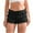 Black, variant on Womens Ruffle Tiered Bloomers Bow Front Y2k Ruched Solid Color Mini Shorts Cute Lolita Layered Shorts