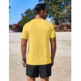 thumbnail image 4 of COOFANDY Men's 2 Pieces Outfits Casual Quarter Zip Polo T Shirt and Shorts Set Athletic Jogging Summer Tracksuit, 4 of 6