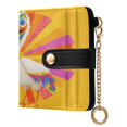 thumbnail image 2 of Small Wallet For Women Bifold Leather Pocket Coin Credit Card Holder With RFID Blocking Pelican with An Open Beak, 2 of 6