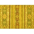 thumbnail image 1 of Ahgly Company Machine Washable Indoor Rectangle Abstract Yellow Modern Area Rugs, 8' x 10', 1 of 4