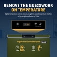 thumbnail image 3 of Newair 5 Cu. Ft. Mini Deep Chest Freezer and Refrigerator in Military Green with Digital Temperature Control, Fast Freeze Mode, 3 of 11