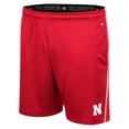 thumbnail image 2 of Men's Colosseum Scarlet Nebraska Huskers Laws of Physics Shorts, 2 of 3