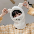 thumbnail image 4 of Toimothcn Winter Warm Windproof Hat Ski Riding Shield Warmer Cute Cartoon Bear Ear Neck Cover Hat With Face Guard For Girl Suitable For Kids Back To School, 4 of 5