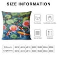 thumbnail image 5 of Fenyluxe Koi Fish Lily Pads Flowers Fashion Style Dirt-Resistant Throw Pillow Covers for Couch Sofa Bed Living Room Bedroom Printed on Both Sides All Year Round Applicable, 5 of 5