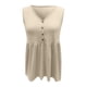thumbnail image 4 of Blusa sin mangas con cuello en V y botones para mujer Fridja  nalpqowj29542, 4 of 5