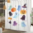 thumbnail image 2 of Tchckioa Cute Spooky Shower Curtain for Bathroom Decor,Water-Repellent Hooks Bath Curtain,47x72 Inch, 2 of 6