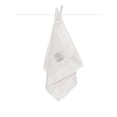 thumbnail image 1 of Manta para bebé Little Giraffe Luxe con ribete satinado, 43 x 43 cm, color crema, 1 of 4