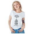 thumbnail image 1 of PlayeraPREMIUM Mujer Marëvnyk Dama Espiritual Om Yoga Just Enjoy, 1 of 4