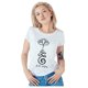 thumbnail image 1 of Playera Mujer Marëvnyk Dama Espiritual Om Yoga Just Enjoy, 1 of 4