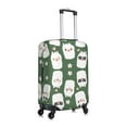 thumbnail image 3 of Easygdp Alpaca Faces Print Elastic and Washable Suitcase Protective Cover with Hidden Zipper Fits 18-32 inch Luggage -X-Large, 3 of 9