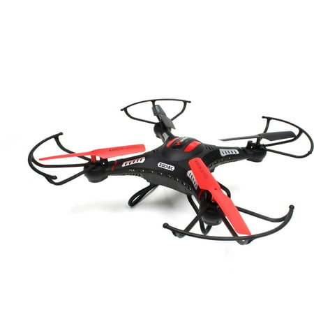 WonderTech Zodiac RC 6-Axis Gyro Remote Control Quadcopter Flying Drone with HD Camera, LED Lights, Black WonderTech Zodiac RC 6-Axis Gyro Remote Control Quadcopter Flying Drone with HD Camera, LED Lights, Black