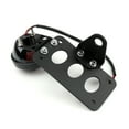 thumbnail image 4 of Bobber Vintage Retro Side Axle License Plate Grille Tail Light For Harley Custom, 4 of 5