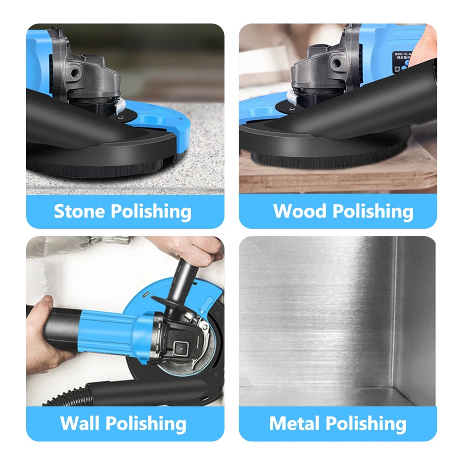 5/7 Inch Angle Grinder Dust Shroud, Universal Surface Grinding Shroud Wheel For Concrete Surface Cement Marble Disc Grinder TooL ,Easy to Setup
