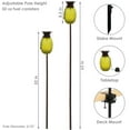 thumbnail image 6 of Sunnydaze Tropical Pineapple Yellow 3-in-1 Outdoor Torch Set with Adjustable Height (2 Count), 6 of 12