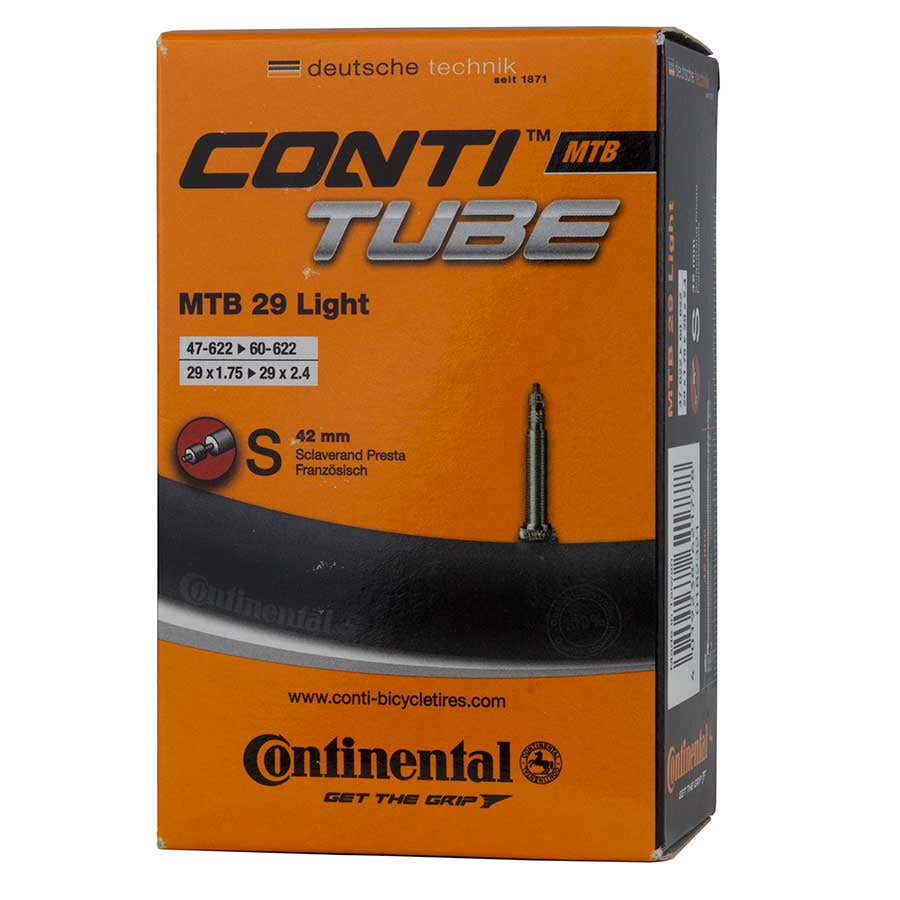Continental MTB 29 Bike Tube 29 x 1.75-2.5 42mm Presta Black 