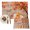 Reddish-brown, variant on Hello Fall Placemats Set of 6, Thanksgiving Pumpkin Tree Maple Leaf Autumn Washable Wipeable Table Mats for Dining Tables, Indoor Outdoor Kitchen Place Mats for Holiday Party Table Decor