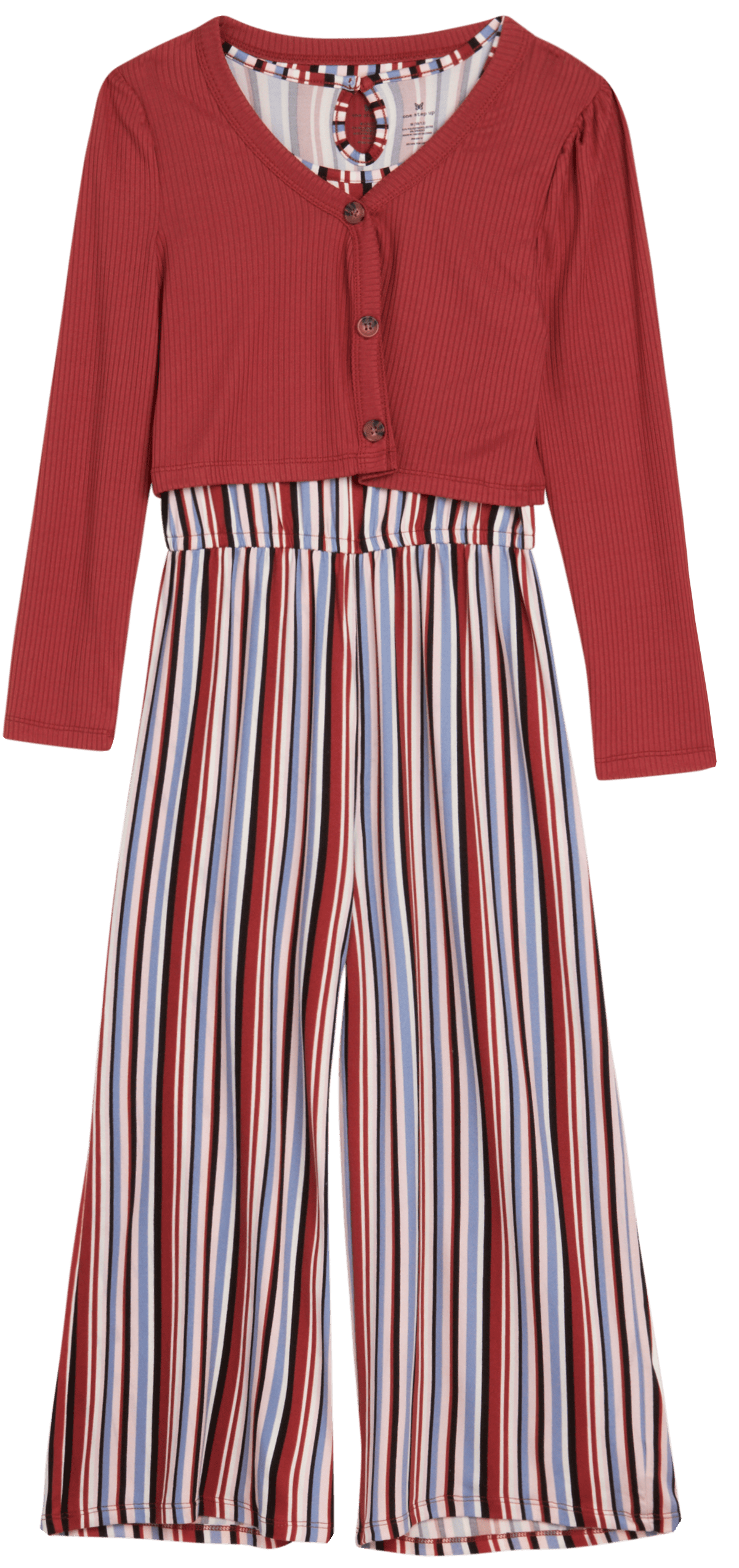 One Step Up Girls' Romper Set 2 Piece Cardigan Sweater and Sleeveless