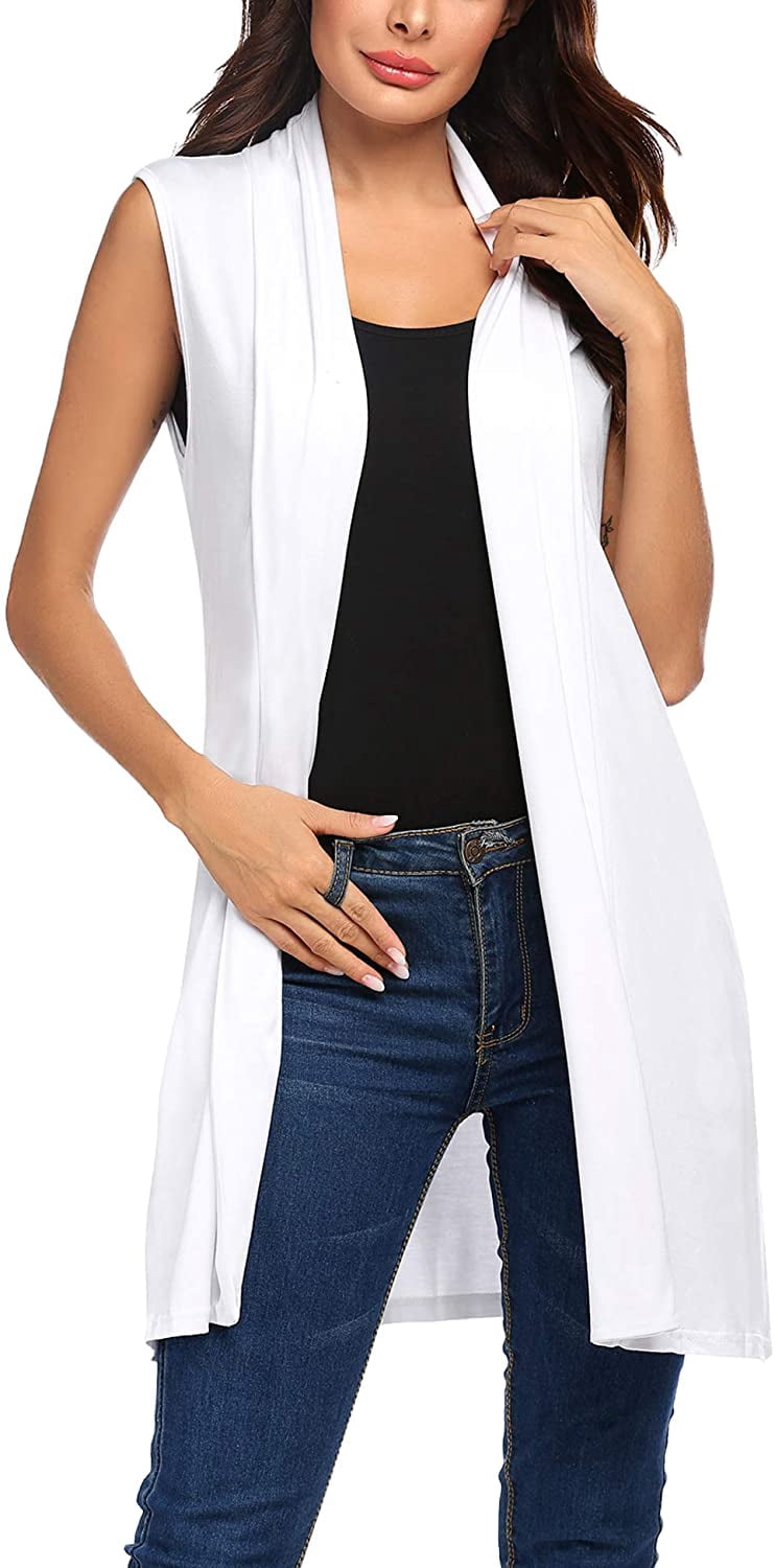 sleeveless vest cardigan