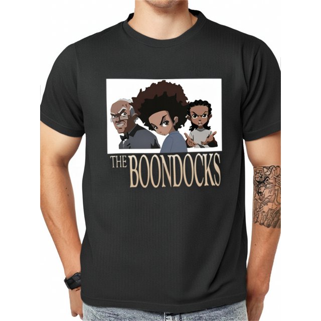 Cartoon Characters Pattern Retro Style Cotton T-shirt For Men, Casual Short Sleeve Top, Men's For Summer Daily Wear Tee For Adult, Men, Women, Teen, Teenager, Adolescent, Youth