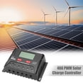thumbnail image 2 of Yeacher 40A PWM Solar Controller / 24V Self-Adapting Less Than 55V Input Solar Panel Regulator for Flooded Lithium Battery with Temperature Compensation Multiple Protections LCD Display, 2 of 8
