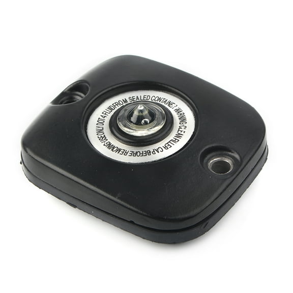 NS Motorcycle Front Brake Fluid Reservoirs Cover Master Cylinder Cap for Harley Big Twin models 1996-Later, VRSC 2002-Later & Sportster 1996-2003 Black