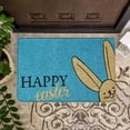 thumbnail image 4 of WIFKLSIIPG Easter Day Decoration Doormat Rabbit and Easter Eggs Bottom Floor Indoor Outdoor Carpet, 4 of 8