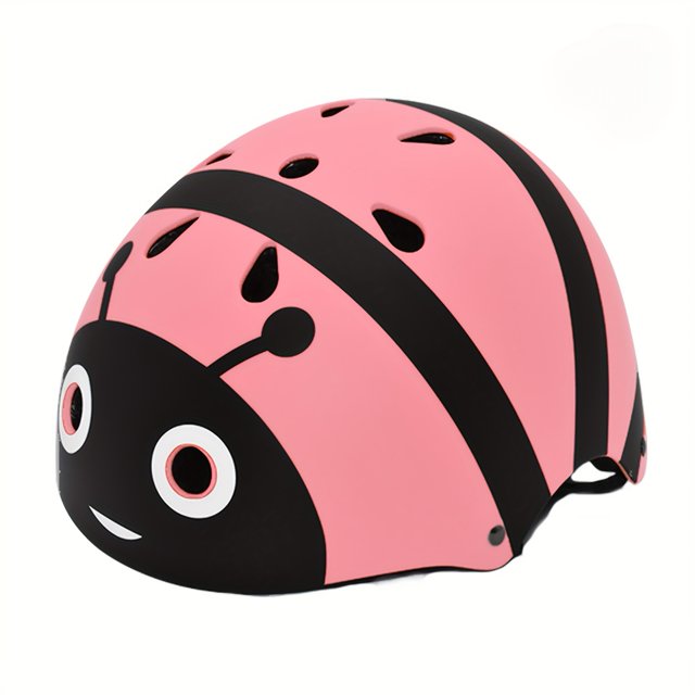 CNKOO Bicycle Helmet Kids Cartoon Safety Head Protection for Kids 5+ Years Light Weight Breathable for Bicycle Fun Design Colorful Helmet Lightweight Plastic Young Cyclists
