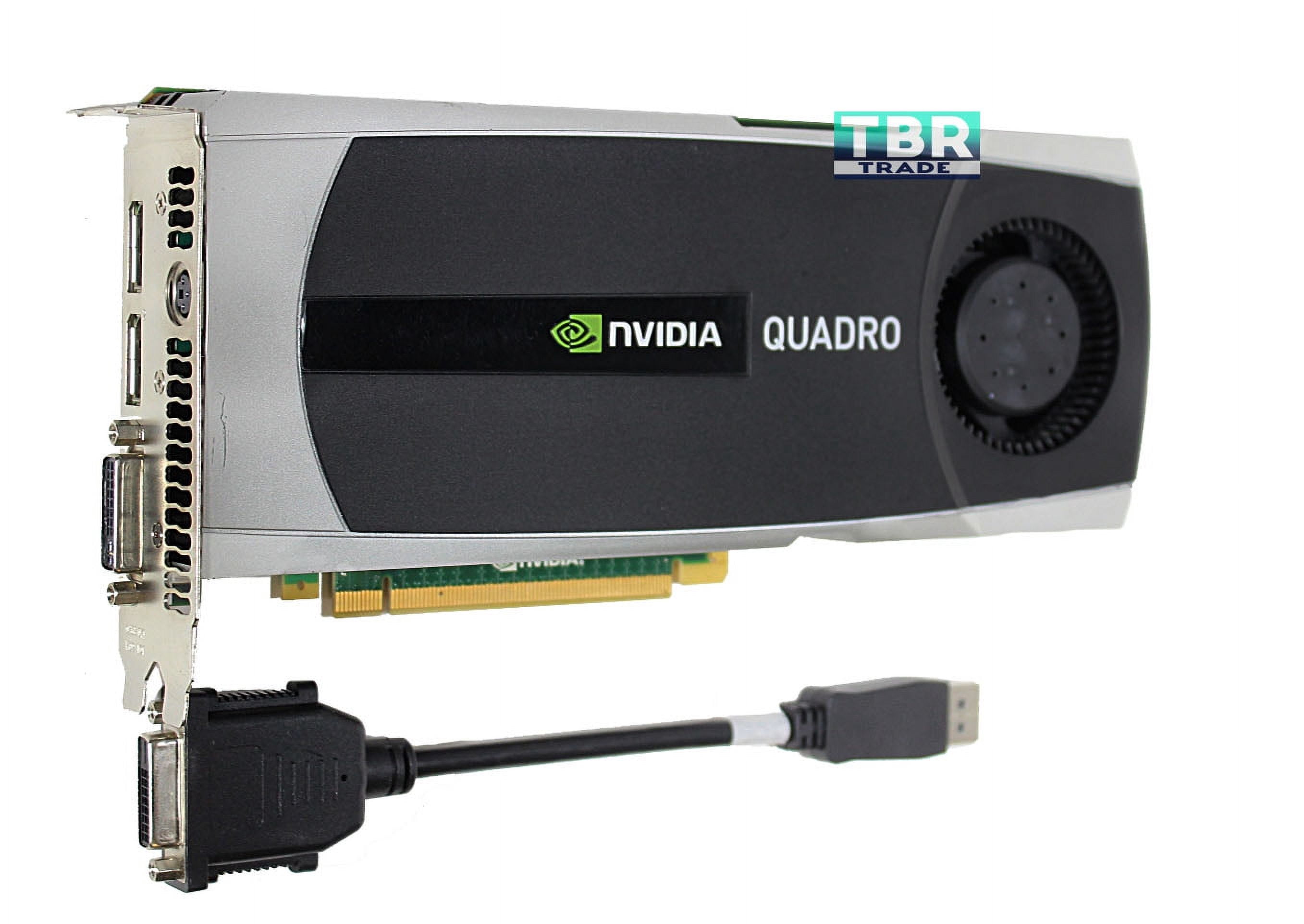 PNY VCQ5000-PB Quadro 5000 2.5GB GDDR5 320bit PCIE 2.0 Professional Workstation Video Graphics Card