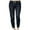 Black, variant on Women's Relaxed-fit Jogger Sweatpants Denim Jeans Mid Waisted Slim Pants Trousers Lace Up Women's Casual Jeans Leisure Versatile Dailywear