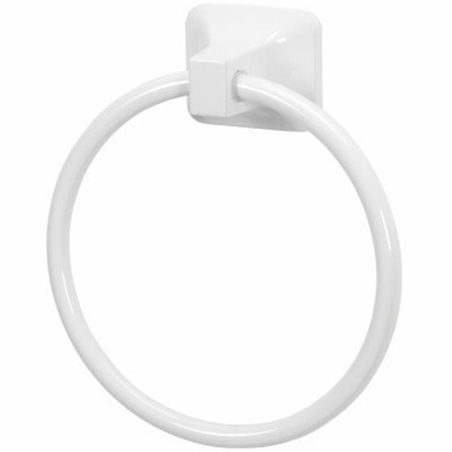 Home Pointe Towel Ring, White