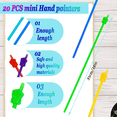 thumbnail image 2 of 10 Pcs Mini Pointeurs de Main pour Enseignants Pointeur de Classe et Présentation Pointeur de Doigt en Résine, 2 of 6