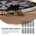thumbnail image 3 of SHINYPASING 100Set Long Plastic Dart Stems Black Standard Screw Thread Dart Accessories, 3 of 8