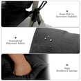 thumbnail image 6 of Costway 22'' x44''  Indoor Outdoor  Back Chair Cushion Tufted Pillow Patio Seating Pad Black, 6 of 10