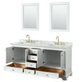 thumbnail image 5 of Wyndham Collection Wcs202072dcmunsm24 Deborah 72" Free Standing Double Vanity Set - Dark, 5 of 7