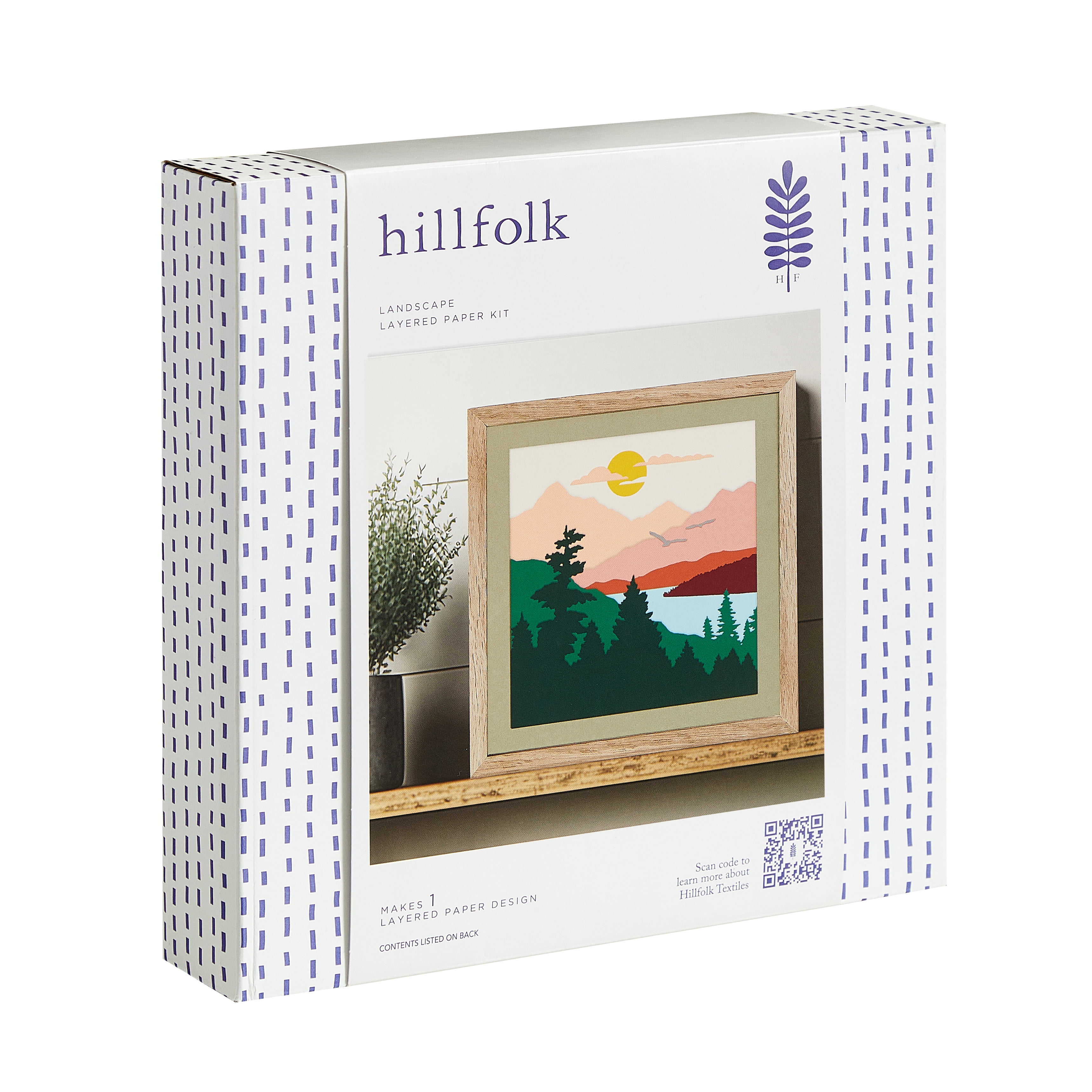 Hillfolk Premium Multicolor Paper Art Kit for Creative Projects