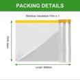 thumbnail image 5 of Window Insulation Kit Indoor Insulation Film Transparent Tear Resistant Easy Installation Winterizing Window Cover PE Insulation Film_xi, 5 of 5