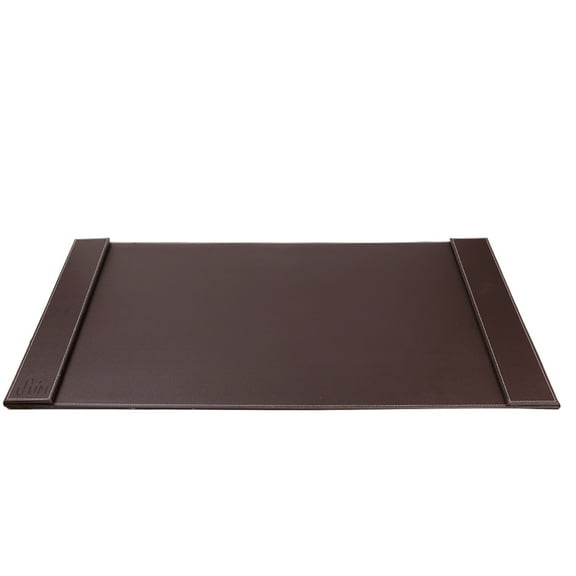 SUM Edge Series Hard Surface Stationary Vegan Leather Office Table top Desk Pad 34 x 20 for Desktops or Laptops