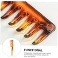 thumbnail image 2 of 2 Pieces Hair Comb Styling Hairdressing Comb Comb with Handle Wide Tooth Comb with Handle Professional Comb Stereotypes Fork Comb Pp Men, 2 of 4