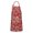 Fireman and Badge, variant on Fireman and Ladder Blue Pattern Apron for Women with Pockets, Cotton Linen Waterproof Adjustable Apron for Kitchen Cooking Gardening BBQ Salon 33"x27"