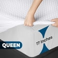 thumbnail image 2 of Protector de colchón impermeable Utopia Bedding tamaño queen, 2 of 6