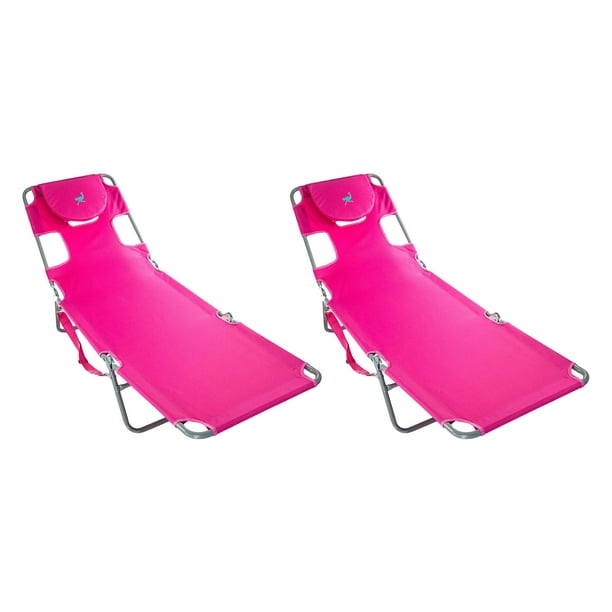 Ostrich Chaise Lounge Folding Portable Sunbathing Poolside Beach Chair