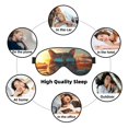 thumbnail image 7 of Goofa Cool Cat Driving Sunset Printed Sleep Eye Mask for Men Women, Zero Eye Pressure Sleeping Mask, Light Blocking Night Blindfold, Soft Eye Shade Cover, 7 of 7