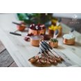 thumbnail image 2 of Akurn 10-Piece Measuring Cup and Spoon Set, Includes 5 Measuring Cups and 5 Measuring Spoons, Copper-Plated Stainless Steel Measuring Cups and Spoons with Gray Non-Slip Silicone Grips, Dishwasher Safe, 2 of 7