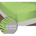 thumbnail image 3 of DNG Creations 4 Piece Sheet Set With Elastic Side Storage Pockets 100% Egyptian Cotton, 800 Thread Count 10 Inch Deep Pocket ( Solid Sage - California King ), 3 of 4
